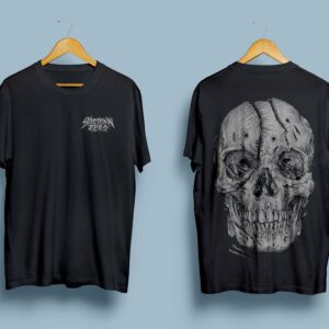 T-shirt "Big skull on back"