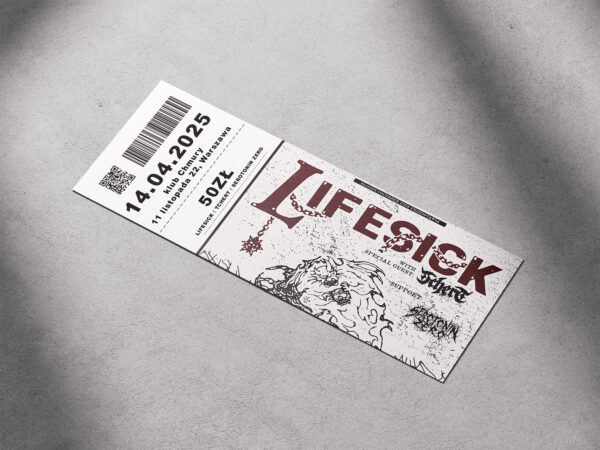 Bilet na koncert LIFESICK+TCHERT+SEROTONIN ZERO